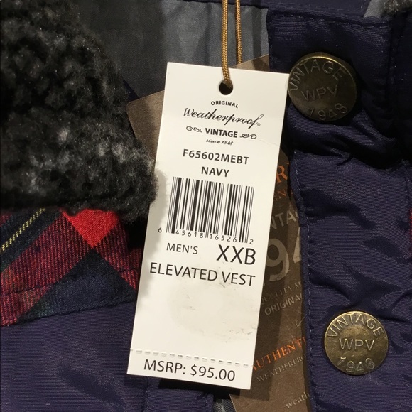 NWT men’s weatherproof vest XXB - Picture 5 of 5